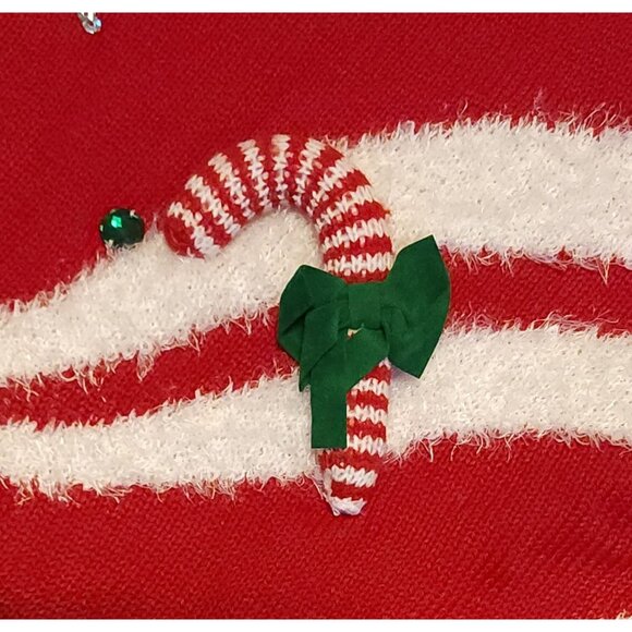 33 Degrees Gingerbread Man Christmas Sweater Size L - Picture 7 of 9